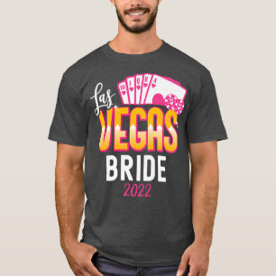 Camiseta Novia Boda Las Vegas 2022 y G