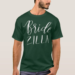Camiseta Novia Boda novia de Bridezilla