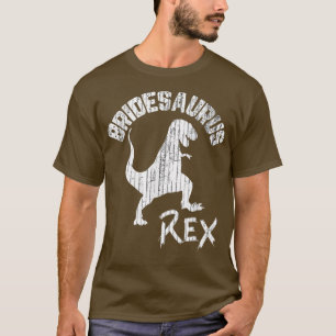 Camiseta Novia Bridesaurus Re Dinosaur Funny Boda