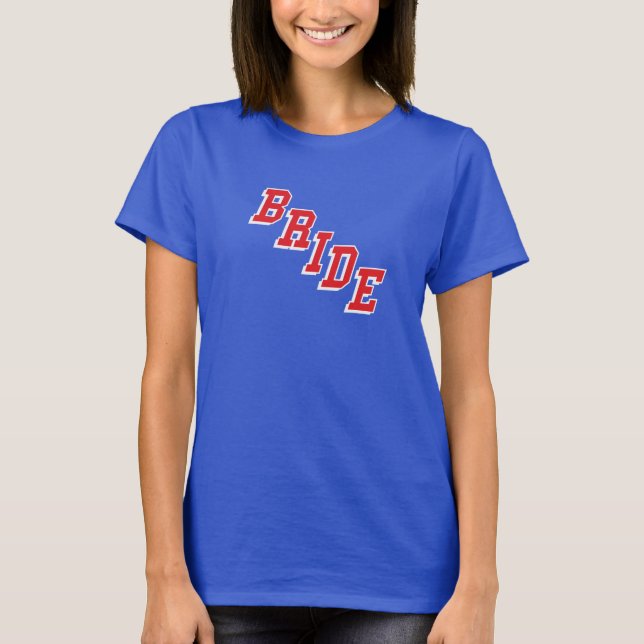 Camiseta ¡Novia Camisas Azules! (Anverso)