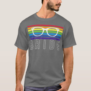 Camiseta Novia Colores Arcoíris Mujer LGBT 691