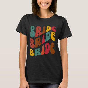 Camiseta Novia Colorida Retro Groovy Temática 70,60
