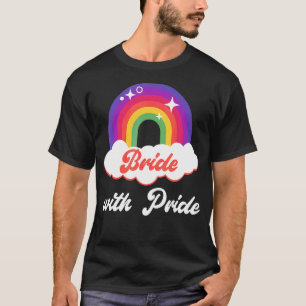 Camiseta Novia con Boda lesbiana de orgullo