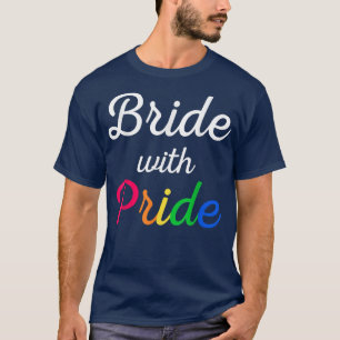 Camiseta Novia con Boda lesbiana de orgullo
