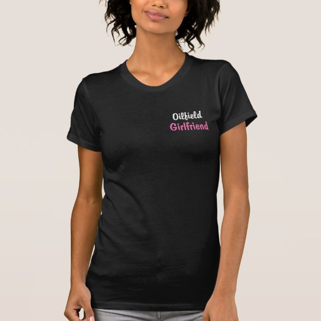 Camiseta Novia costera de los tirones del campo petrolífero (Anverso)
