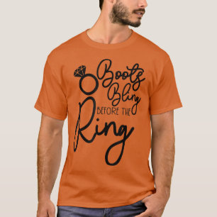 Camiseta Novia Dama de Honor Despedida de Soltera Botas Bri