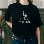 Camiseta Novia de cráneo o muerte hasta la bachillerato de<br><div class="desc">Futuro Sra. Gothic Skeleton Heart Bride</div>