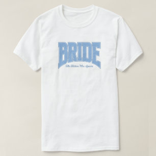 Camiseta Novia de encaje azul Fiesta de Despedida de Solter