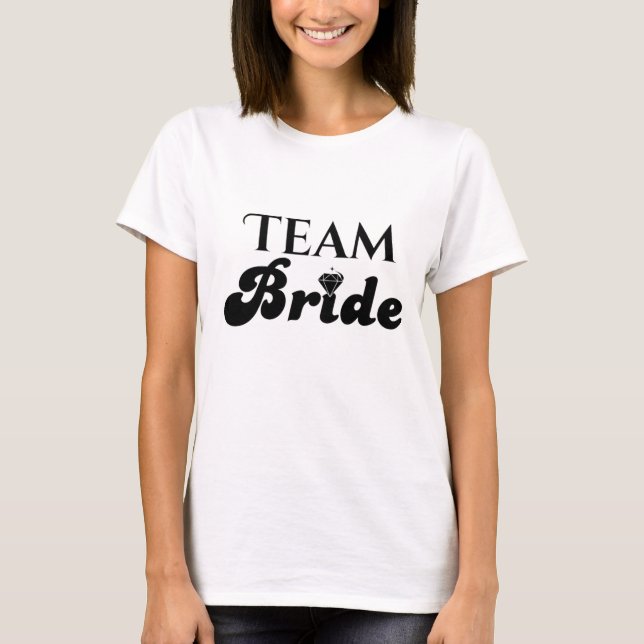 Camiseta Novia de equipo (Anverso)