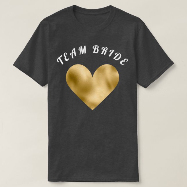 Camiseta novia de equipo 3 (Diseño del anverso)