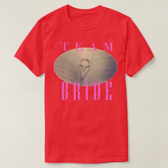 Camiseta novia de equipo 30 (Diseño del anverso)