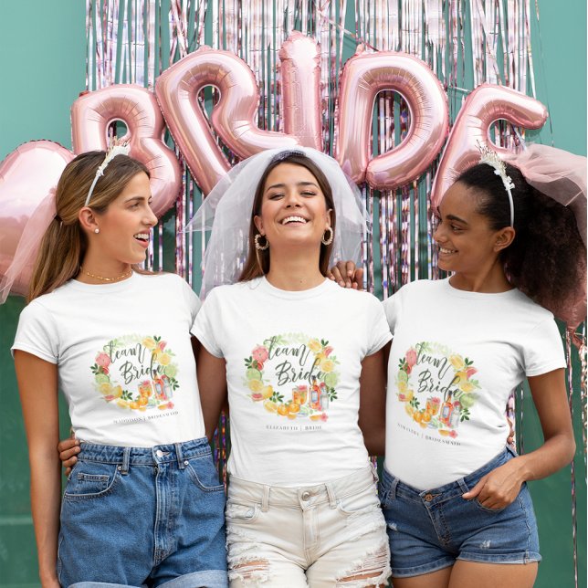 Camiseta Novia de equipo | Citrus Bachelorette Bridesmaid (Subido por el creador)