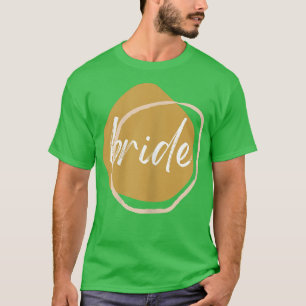 CAMISETA NOVIA DE EQUIPO DE CORRESPONDENCIA DE NOVIAS PARA