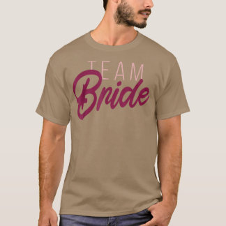 Camiseta Novia de equipo rosa 431