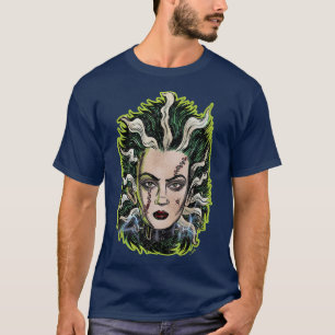 Camiseta Novia de Frankenstein Horror Animación Pop Surreal
