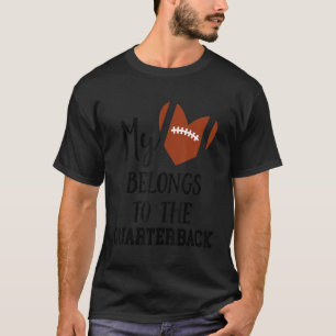 Camiseta Novia De Fútbol Mi Corazón Pertenece Al Quart