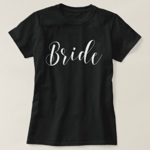Camiseta Novia de guión elegante
