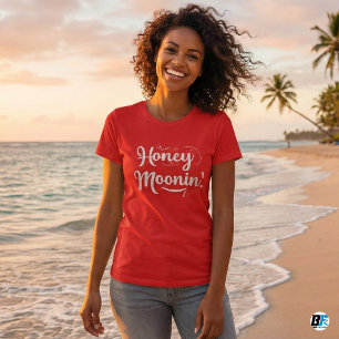 Camiseta Novia de Honeymoonin de TRIXIE Retro 70
