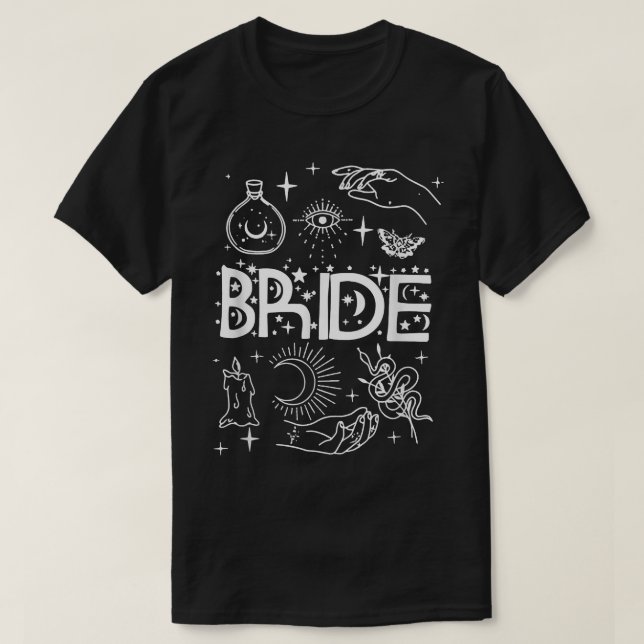 Camiseta Novia de la Despedida de Soltera & Bridesmaids Chi (Diseño del anverso)