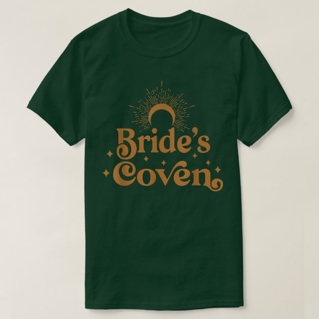Camiseta Novia de la fiesta de soltera Damas de honor Bruja (Diseño del anverso)