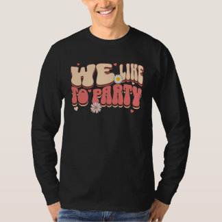 Camiseta Novia De La Fiesta Nos Gusta La Fiesta Retro Solte