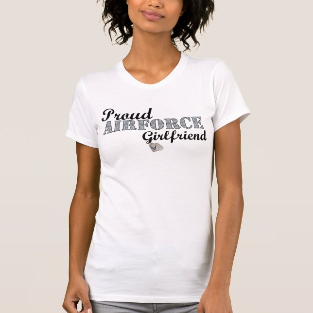 Camiseta Novia de la fuerza aérea (Anverso)
