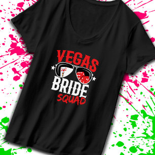 Camiseta Novia de la Squad de Boda en Vegas Despedida de So