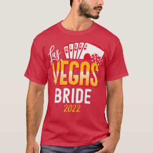 Camiseta Novia de Las Vegas 2022 Boda Novia y Novio Coincid