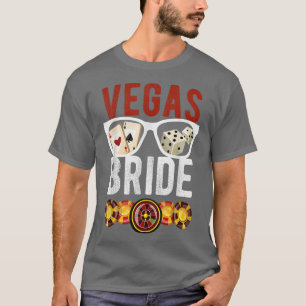 Camiseta Novia de Las Vegas Casada en Novia de Las Vegas La
