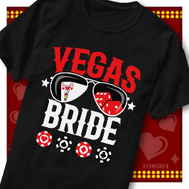 Camiseta Novia de Las Vegas Casino Dados Fiesta de Despedid