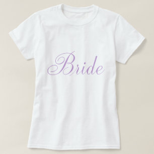 Camiseta Novia de lavanda con estilo
