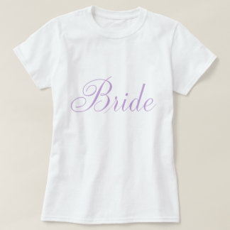 Camiseta Novia de lavanda con estilo