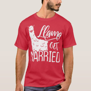 Camiseta Novia de Llama Divertida Fiesta de Despedida de So