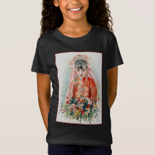 Camiseta Novia de rojo en una boda china en Shangai