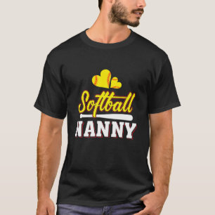 Camiseta Novia de Softball Nanny Béisbol Lover Mujeres de M