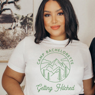 Camiseta Novia de soltera de campamento personalizada que s
