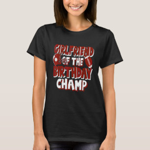 Camiseta Novia Del Campeonato De Fútbol Americano De Cumple