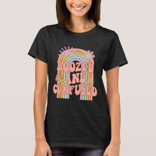 Camiseta Novia Del Equipo Arcoíris Groovy Confundida Y Borr