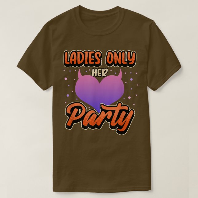 Camiseta Novia del equipo de Bachelorette (Diseño del anverso)