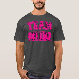 Camiseta Novia del equipo rosa, despedida de soltera, boda