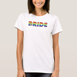 Camiseta Novia del orgullo gay
