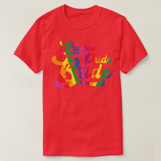 Camiseta Novia del orgullo gay del partido Bachelet (Diseño del anverso)