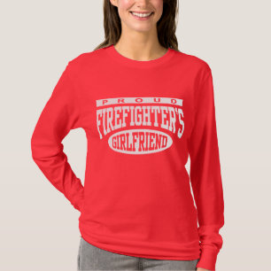 Camiseta Novia del orgulloso bombero