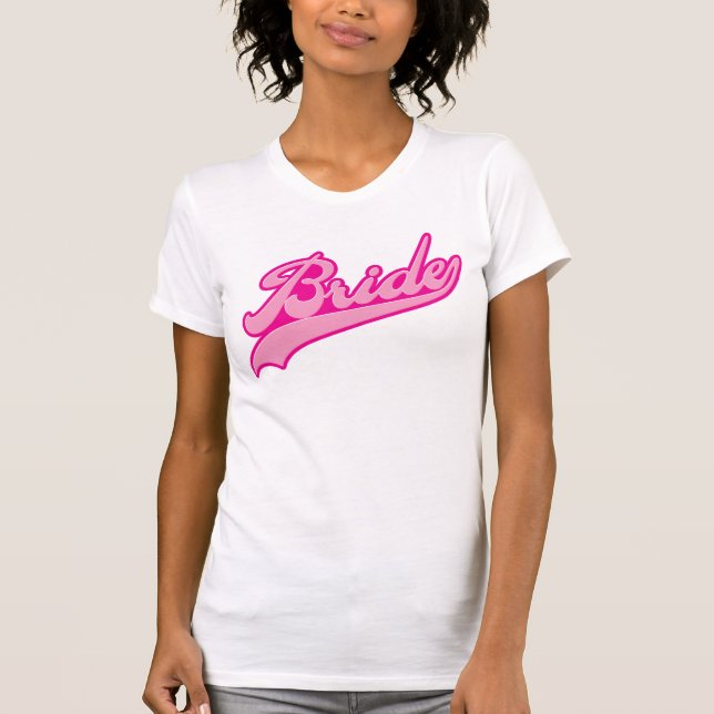 Camiseta Novia del parque del béisbol (Anverso)