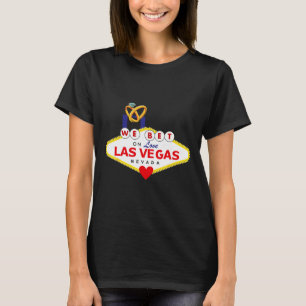 Camiseta Novia Desposada De Boda En Las Vegas Regadera A Ju