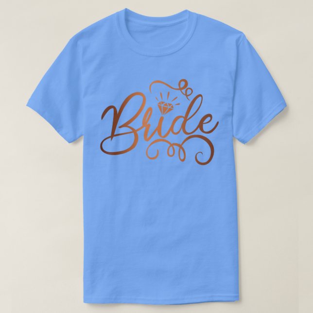 Camiseta Novia divertida 2022 Boda nupcial coincidiendo con (Diseño del anverso)