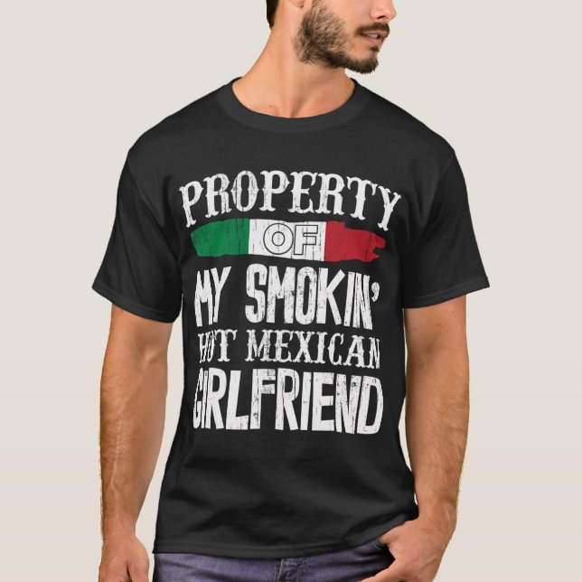 Camiseta Novia divertida amiga masculina mexicana Valentine (Anverso)