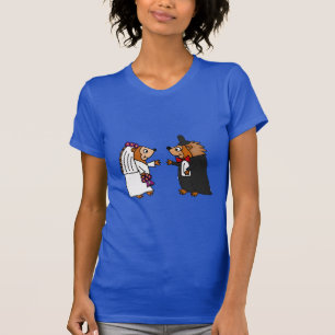 Camiseta Novia divertida y arte Boda Groom Hedgehog