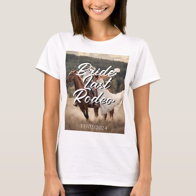 Camiseta Novia el último rodeo (Anverso)