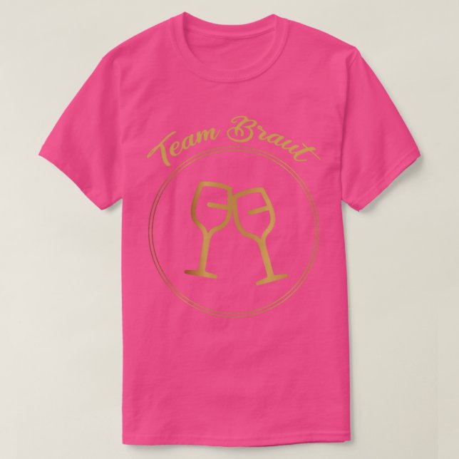 Camiseta Novia en equipo en la fiesta de la bachillerato 28 (Diseño del anverso)